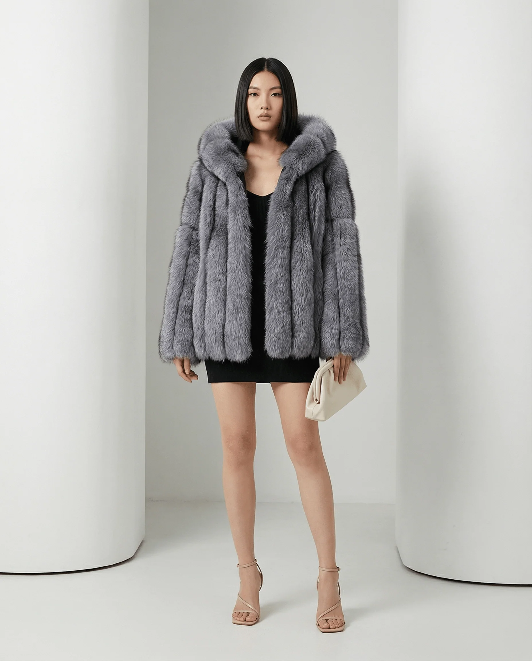Veste Luna Shag en fausse fourrure