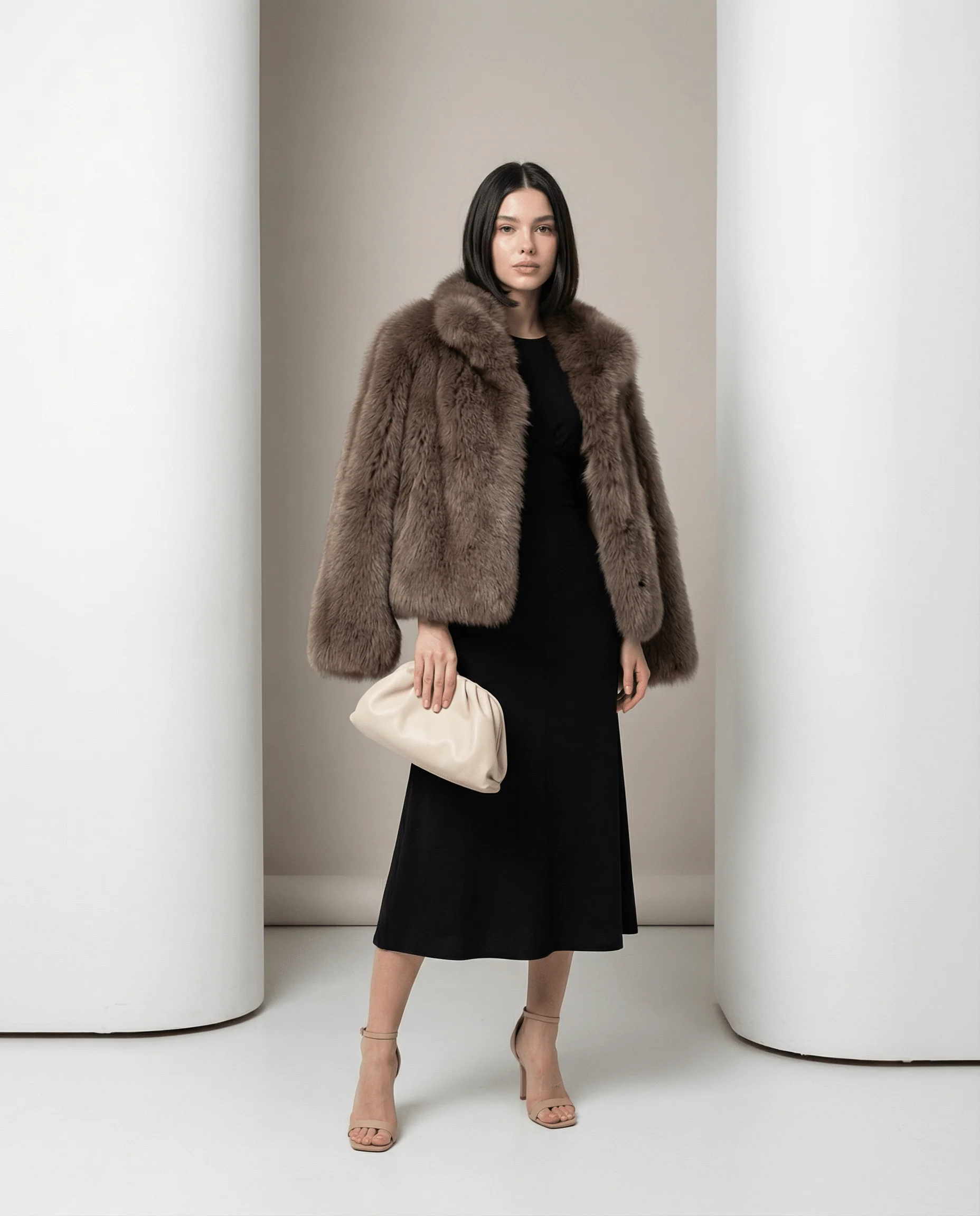 Veste en fausse fourrure Vesper