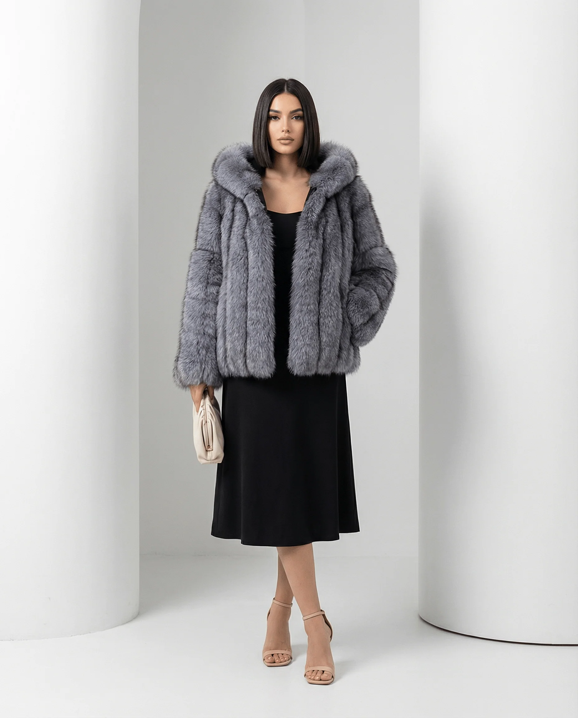 Veste Luna Shag en fausse fourrure