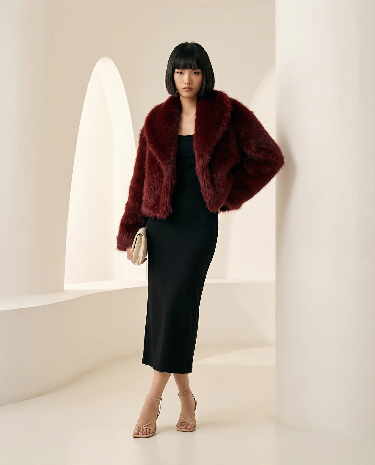 Veste en fausse fourrure Vera