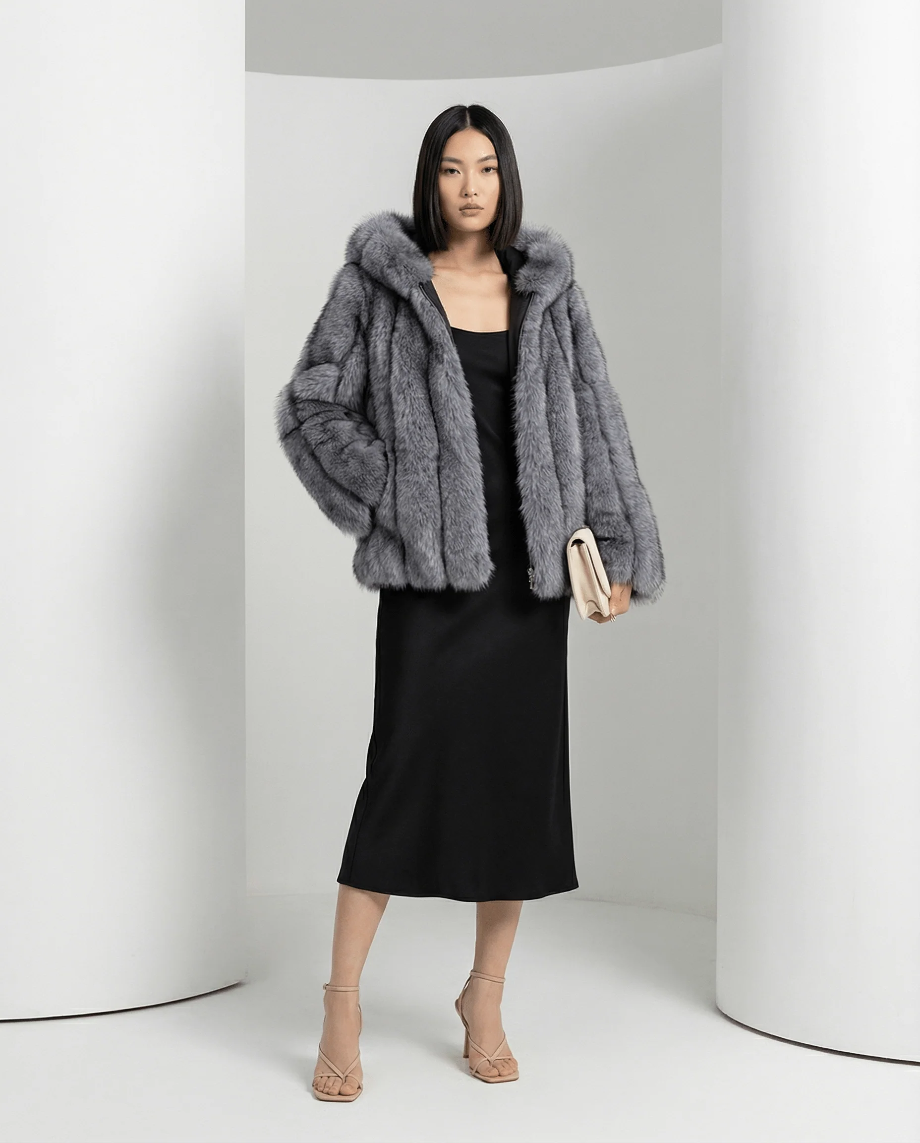 Veste Luna Shag en fausse fourrure