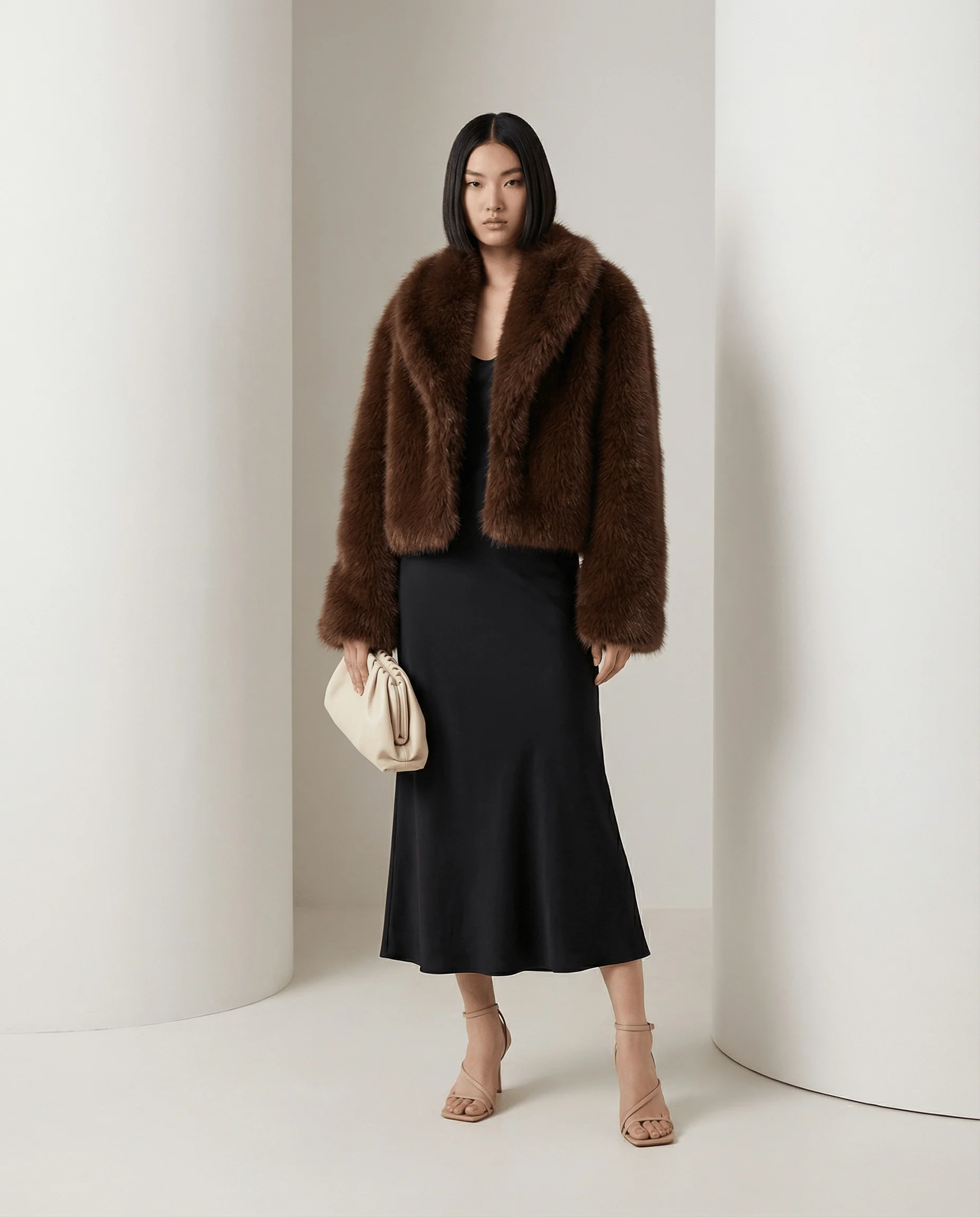 Veste en fausse fourrure Vera