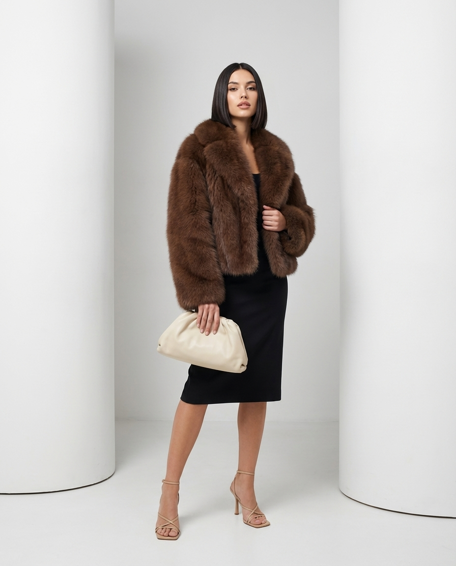 Veste en fausse fourrure Vera