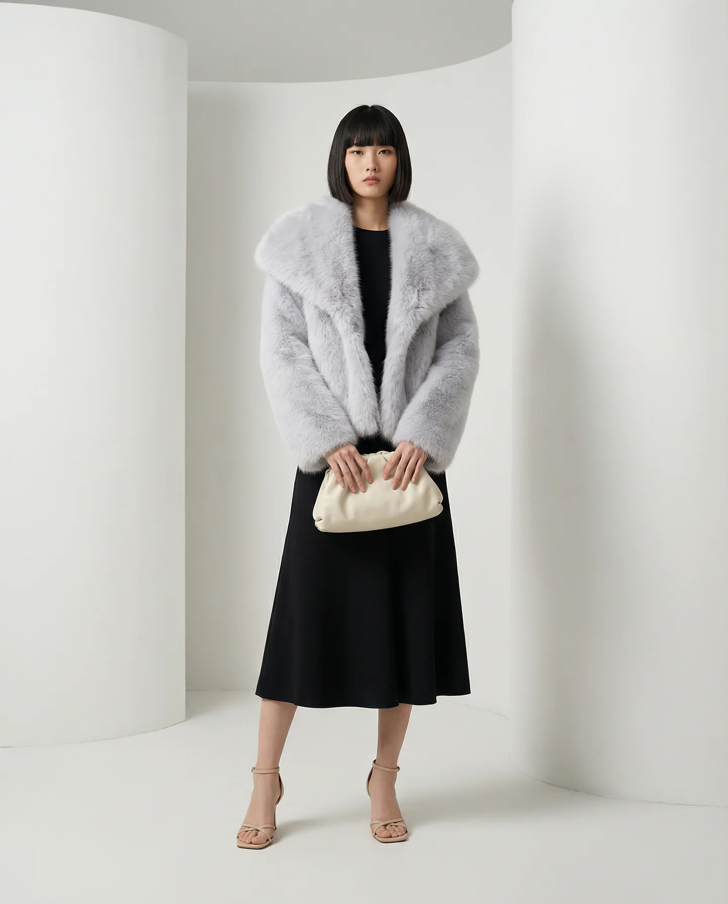 Veste en fausse fourrure peluche Neriah