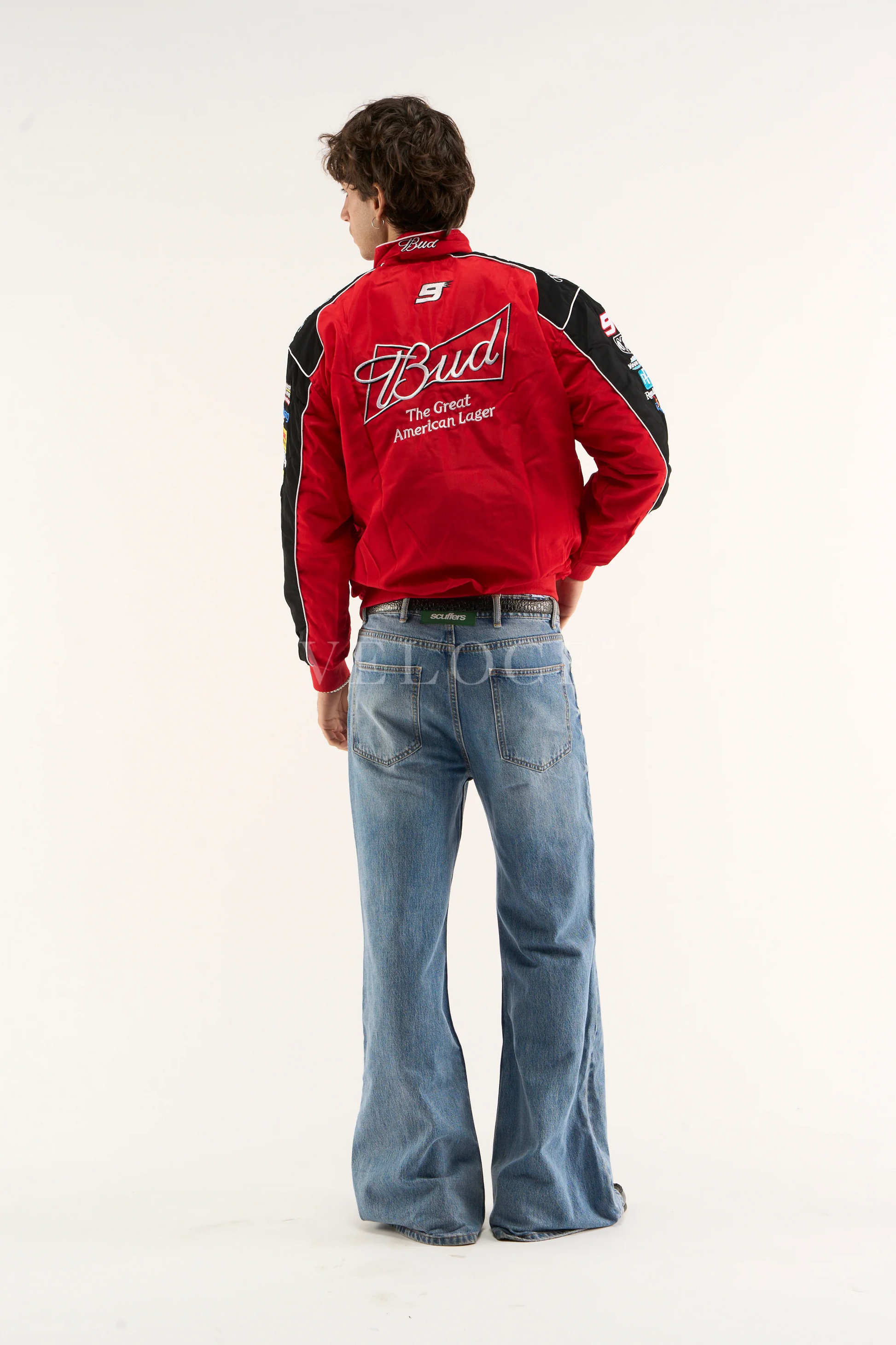 Veste Budweiser Racing Vintage - Édition Rouge