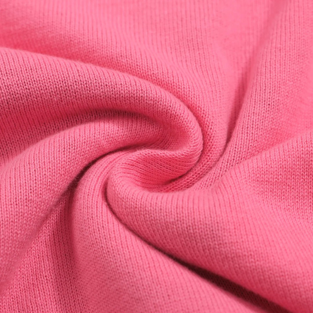 Pull rose – style rétro