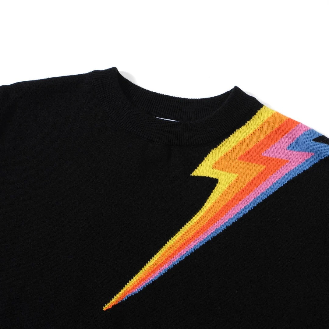 Pull noir – Style rétro