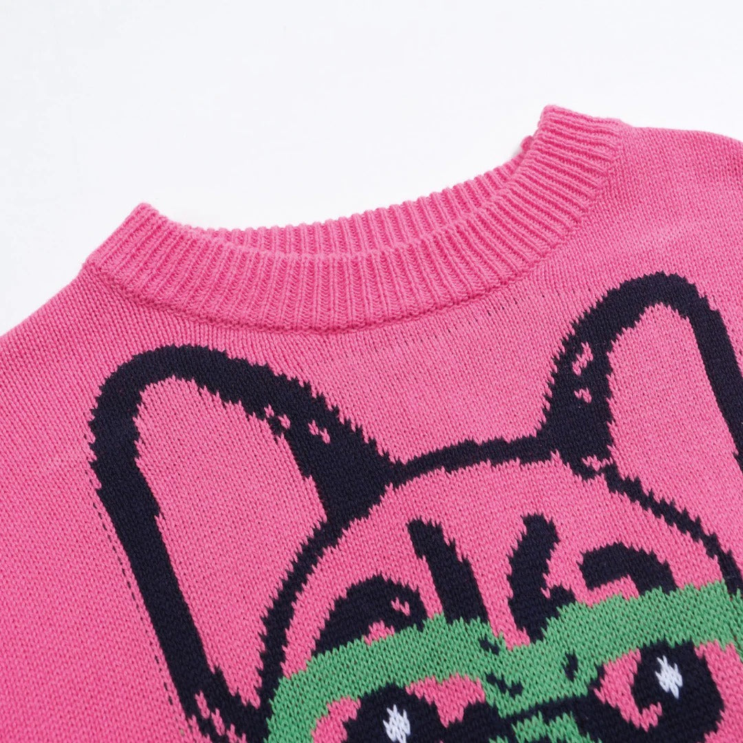 Pull rose fuchsia – Tricot original