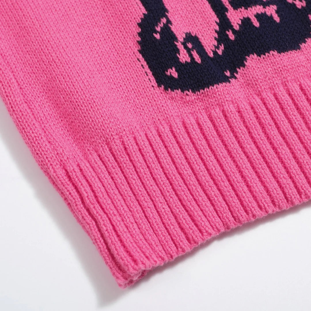 Pull rose fuchsia – Tricot original