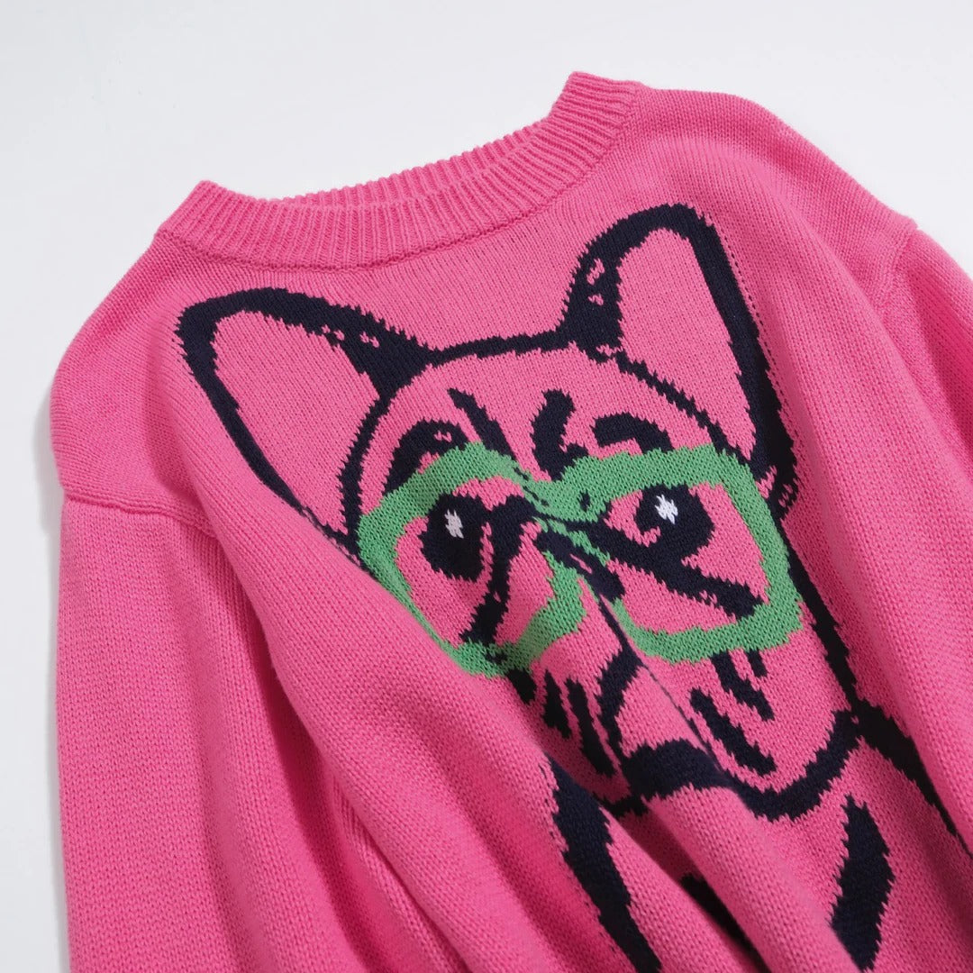 Pull rose fuchsia – Tricot original