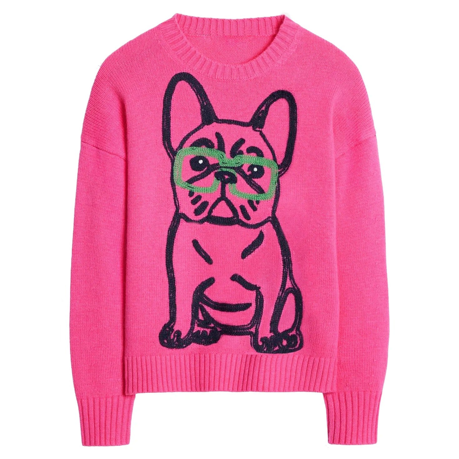 Pull rose fuchsia – Tricot original