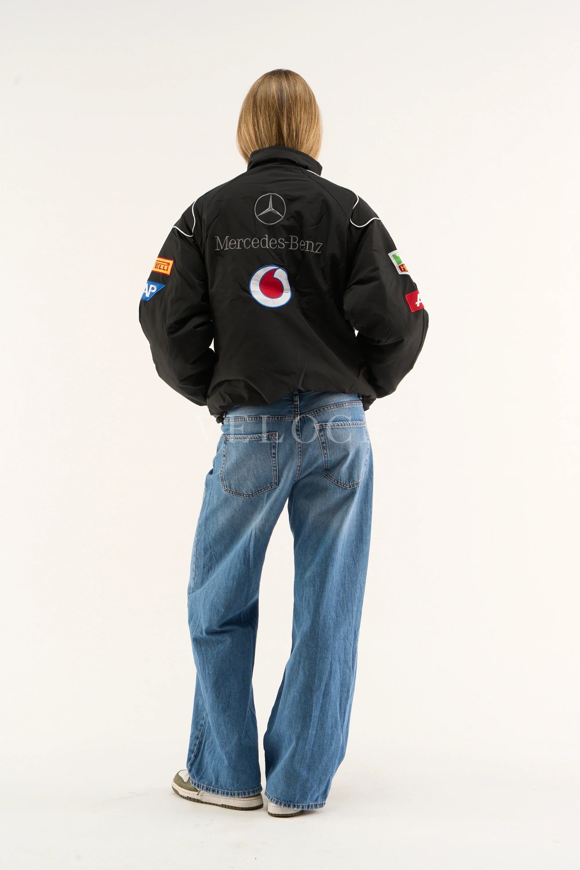 Veste Mercedes-Benz Santander Vintage - Édition Noire