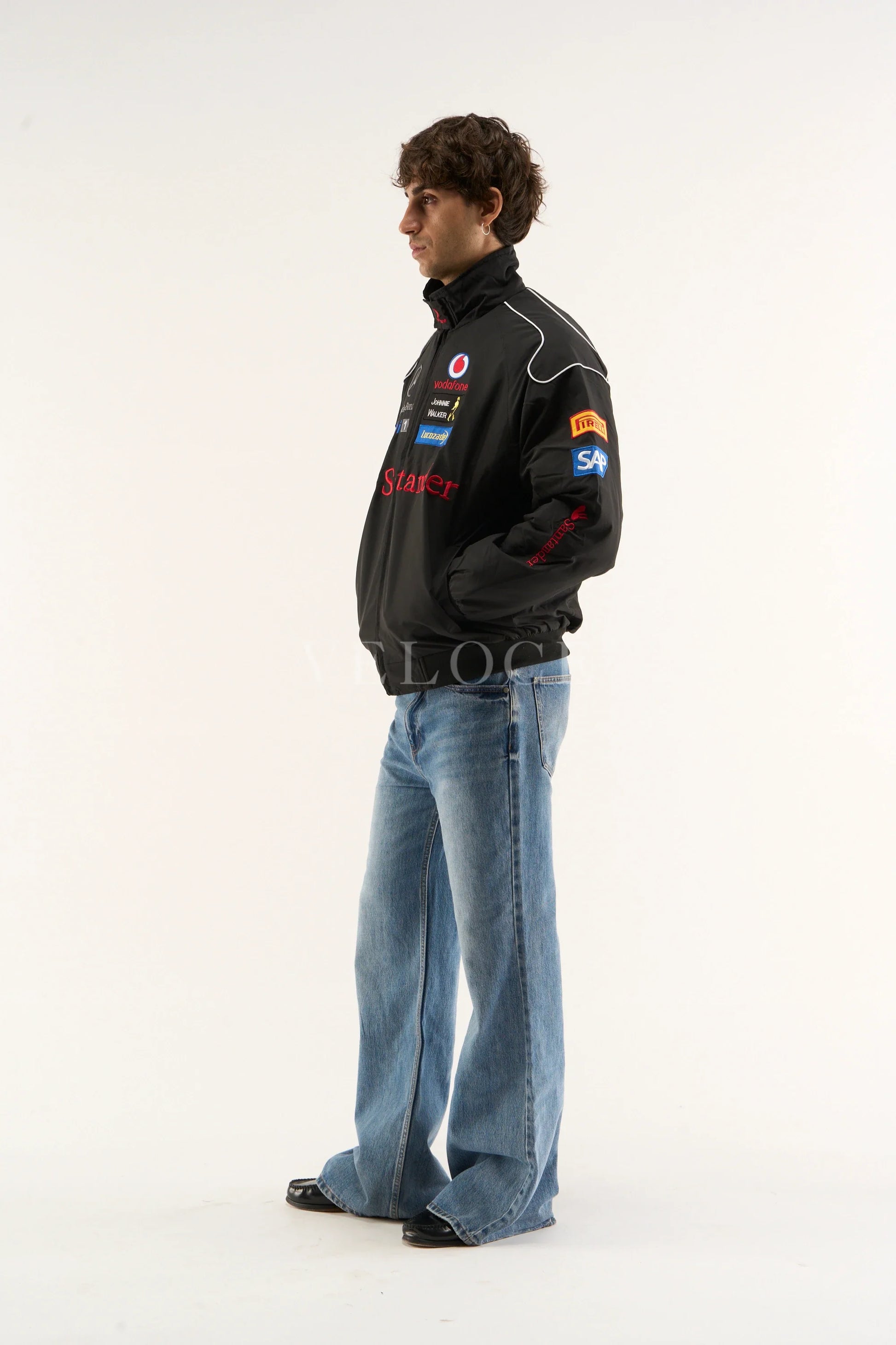 Veste Mercedes-Benz Santander Vintage - Édition Noire