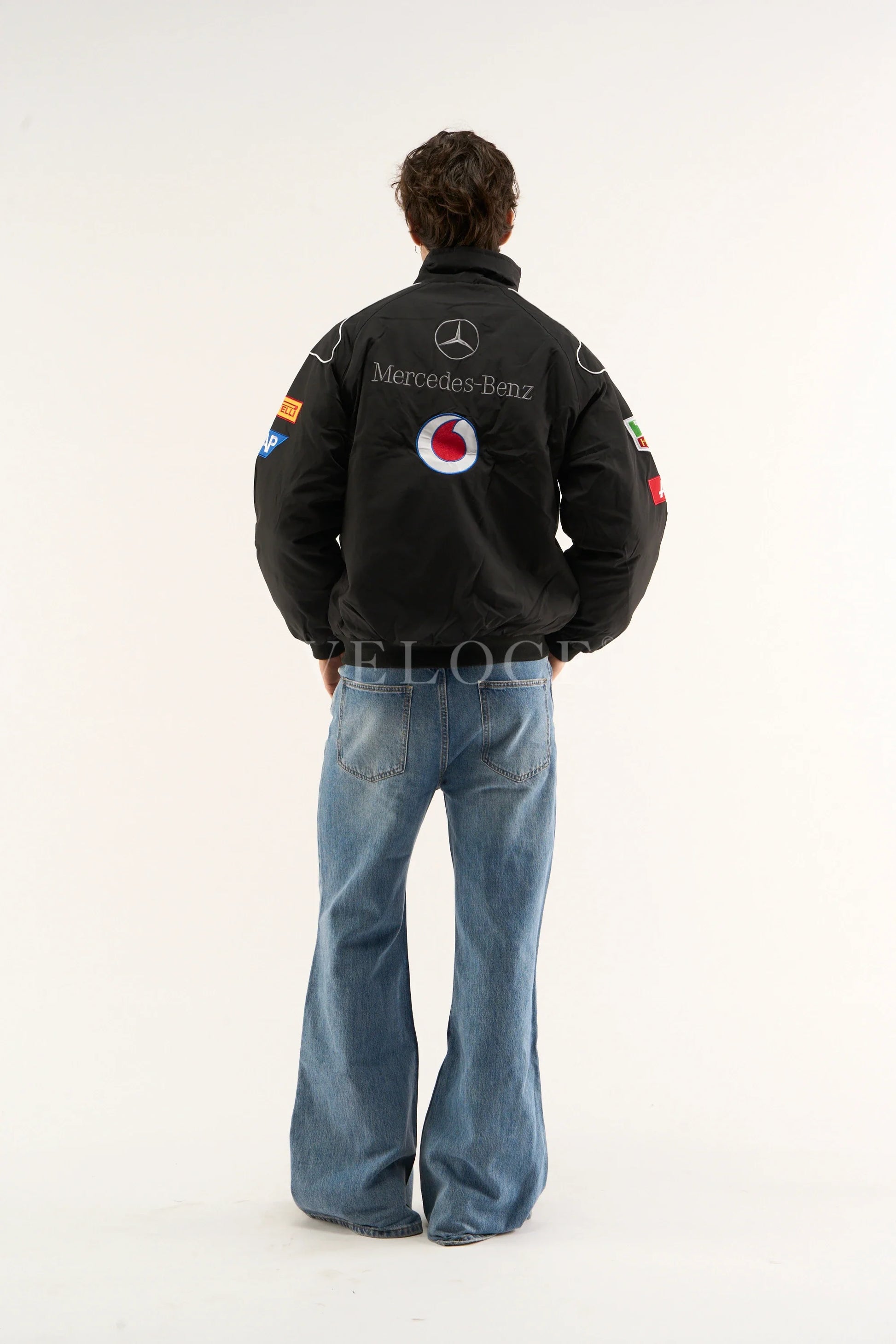 Veste Mercedes-Benz Santander Vintage - Édition Noire