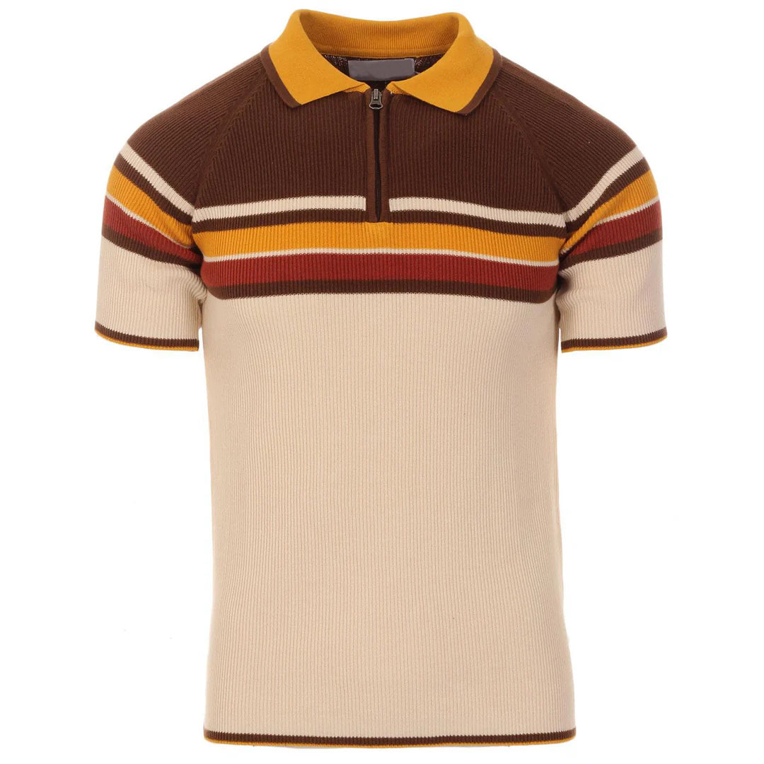 Polo zippé vintage