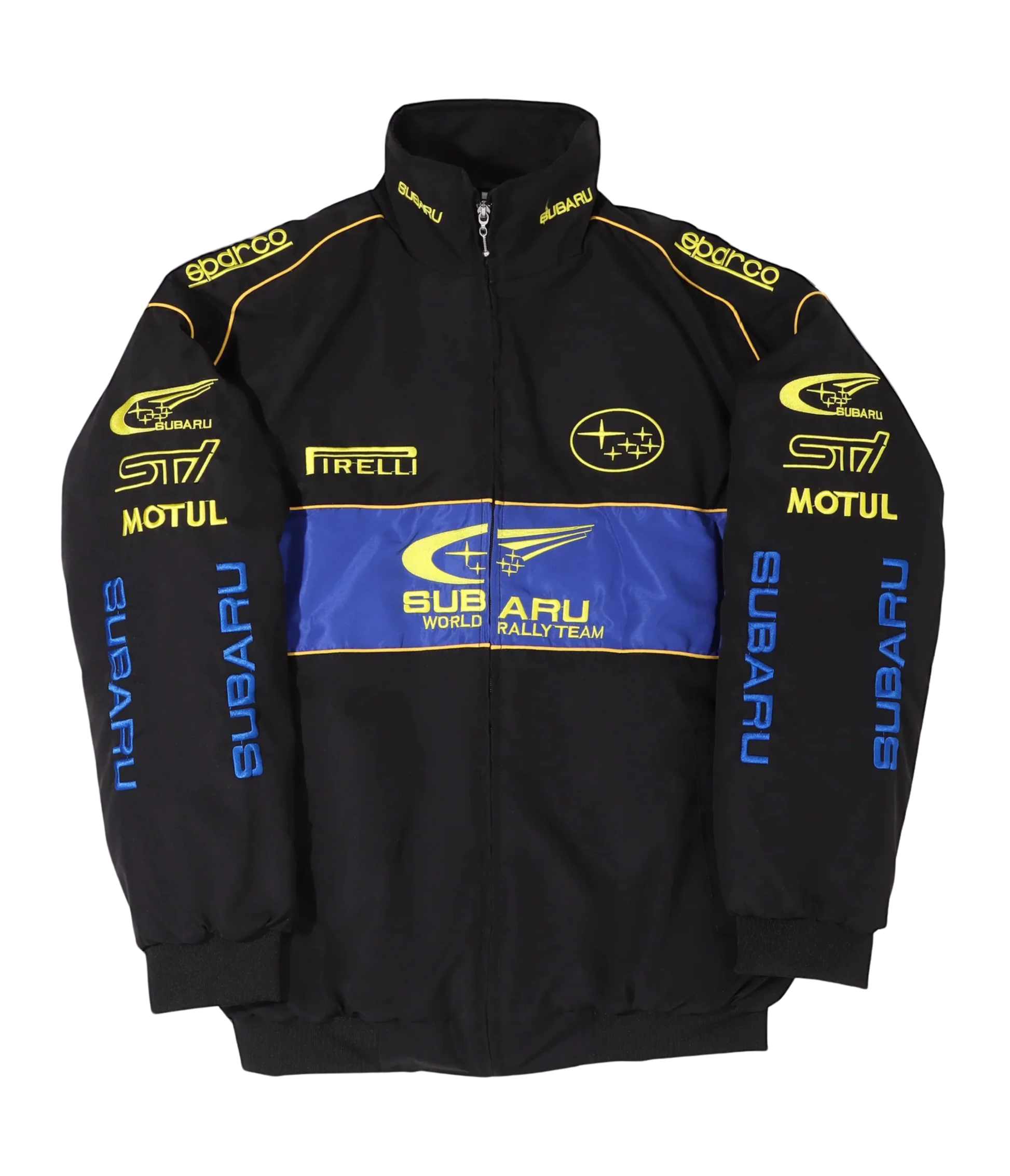 Veste de course vintage Subaru Rally - Édition noire