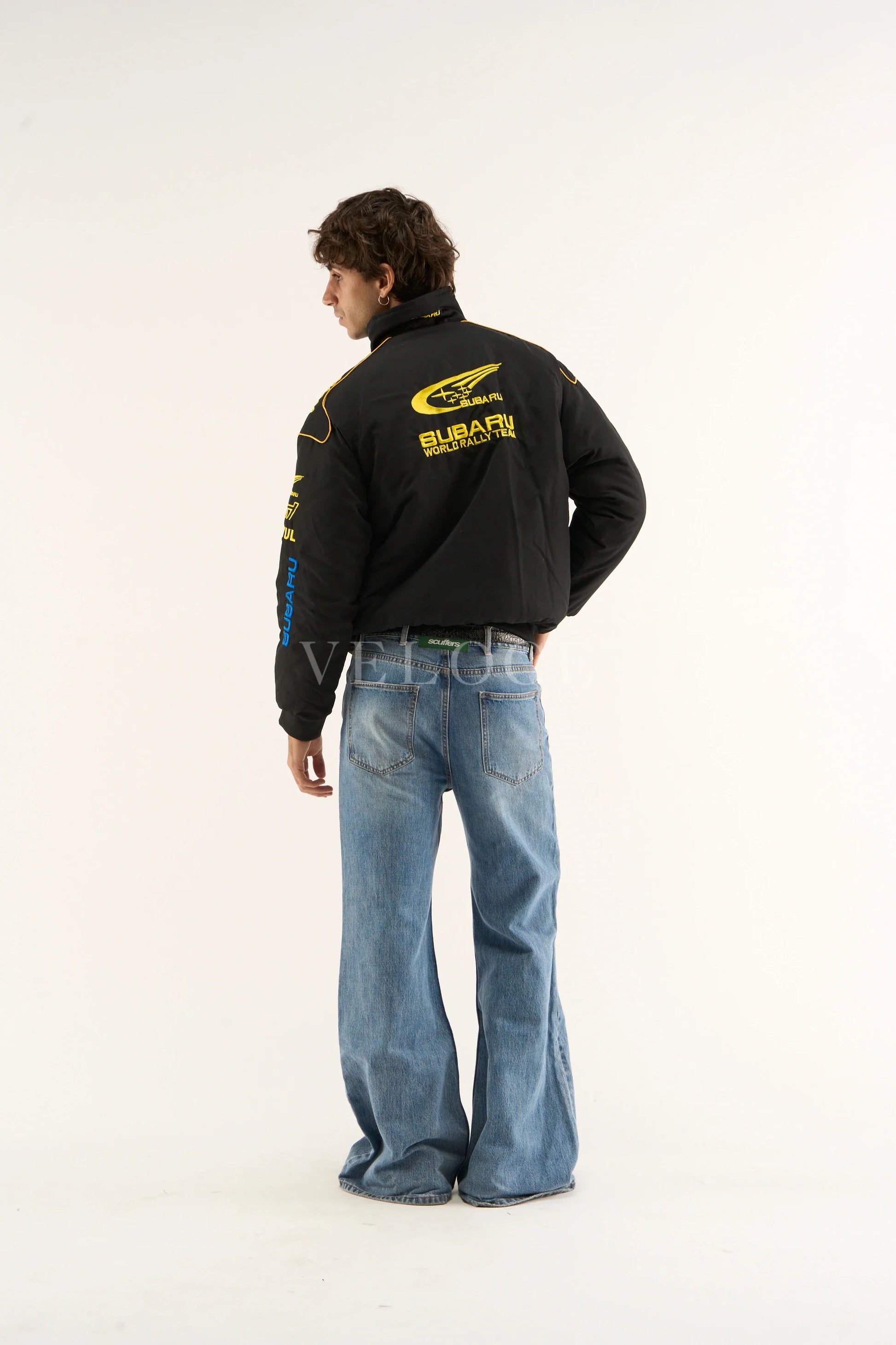 Veste de course vintage Subaru Rally - Édition noire